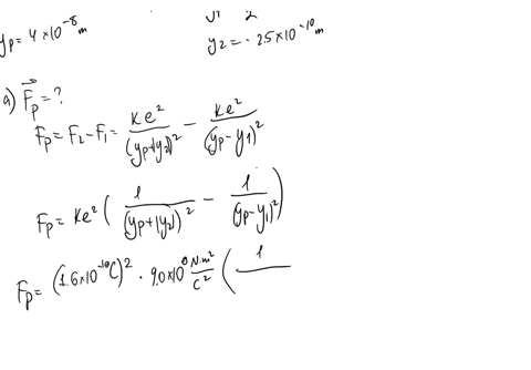 a-dipole-is-centered-at-the-origin-and-is-composed-of-charged-particles-with-charge-e-and-e-separated-by-a-distance-5-10-10-m-along-the-y-axis-the-e-charge-is-on-the-y-axis-and-the-e-charge-39318