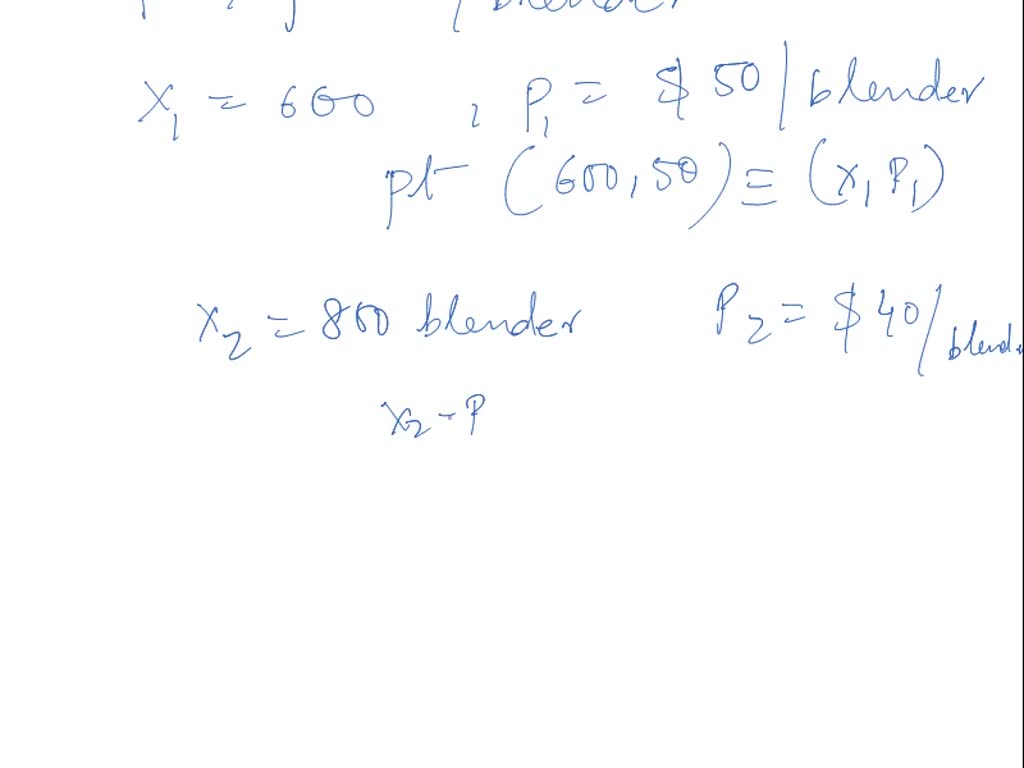 SOLVED A company is planning to manufacture a new blender After