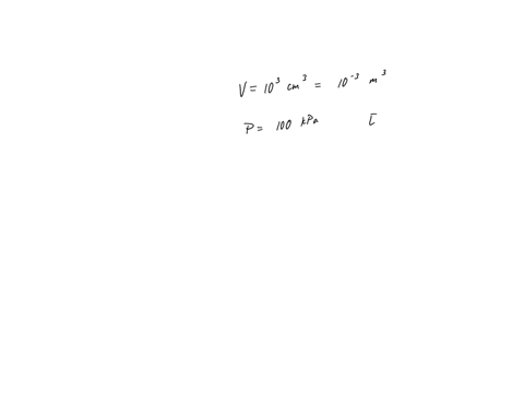 calculate-the-enthalpy-h-of-an-ideal-gas-in-a-closed-container-with1000-cm3-volume-and-a-pressure-of-p-105-nm2-and-an-internal-energy-of4-kjenter-the-result-in-kj
