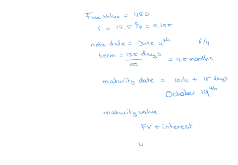 the-following-interest-bearing-promissory-note-was-discounted-at-bank-by-the-payee-before-maturity-use-the-ordinary-interest-method-360-days-round-dollars-the-nearest-cent-calculate-the-miss-50045