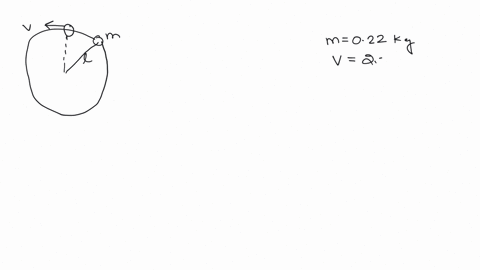 a-ball-of-mass-m022kg-is-being-swung-in-a-vertical-circle-on-a-string-as-shown-in-the-given-figure-at-the-instant-it-is-directly-above-the-center-of-the-circle-it-is-making-its-speed-is-v27ms-the-stri