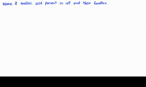name-the-two-nucleic-acids-present-in-the-cell-and-their-functions-58149