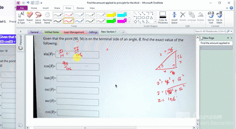 question-18-given-that-the-point-90-56-is-on-the-terminal-side-of-an-angle-0-find-the-exact-value-of-the-following-sin0-cos0-tan0-csc0-sec0-cot-o-88004
