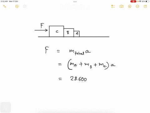 three-blocks-a-band-c-stand-next-to-each-other-as-shownin-the-figure-a-force-f-is-applied-to-push-block-c-directly-and-sends-the-blocks-accelerating-to-the-right-with-acceleration-of-5-ms2-l-68256