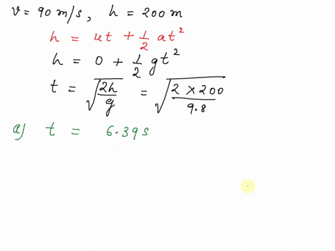 an-airplane-carrying-out-parcel-drop-releases-a-parcel-while-travelling-at-a-steady-speed-of-90-ms-at-an-altitude-of-200-m-calculate-a-the-taken-between-the-parcel-leaving-the-airplane-and-it-striking