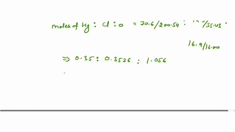 a-compound-is-706-hg-125-cland-169-o-if-it-has-an-experimental-molar-mass-of-568-g-what-are-the-empirical-and-molecular-formula-21397