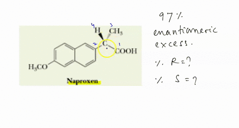 one-commercial-synthesis-of-naproxen-gives-the-enantiomer-shown-in-9790-enantiomeric-excess-naproxen-is-the-active-ingredient-in-aleve-and-score-of-other-over-the-counter-and-prescription-no-54907