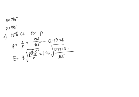 in-a-random-sample-of-965-students-from-a-large-public-university-it-was-found-that-461-of-the-students-changed-majors-during-their-college-years-a-give-a-95-confidence-interval-for-the-prop-68859