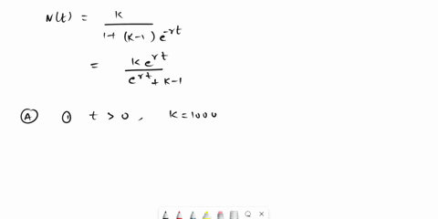 nt-1k-_-1e-rt-where-r-and-k-are-positive-constants-representing-the-population-growth-rate-and-carrying-capacity-respectively-a-5-plot-nt-as-a-function-of-time-t-t-0-for-k-1000-t-002-and-k-2-09283