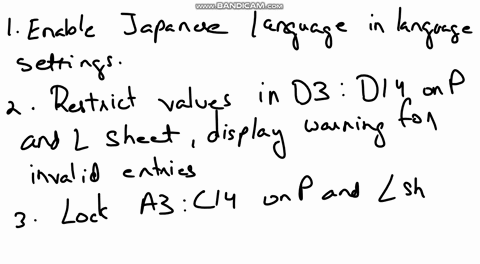 1-enable-the-japanese-language-for-authoring-and-proofing-2-on-the-p-and-l-sheet-for-cells-d3d14-only-allow-values-between-1000000000-and-10000000000-include-a-warning-message-if-an-invalid-43969