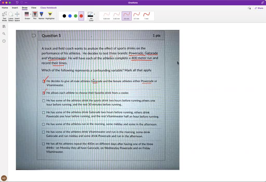 A track and field coach wants to analyze the effect of sports drinks on