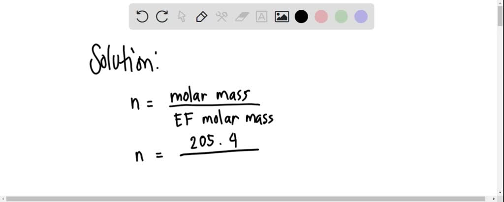 Solved: The Empirical Formula Of A Compound Is C3h5 And The Molar Mass 