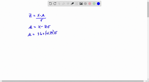 for-a-sample-distribution-of-scores-x-36-corresponds-to-a-z-score-of-z-125-and-x-42-corresponds-to-a-z-score-of-z-075-what-are-the-values-for-the-mean-and-standard-deviation-for-the-distribution