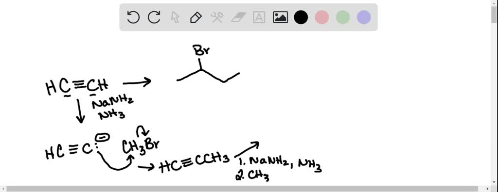 SOLVED: Suggest a multi-step synthesis of 2-bromobutane from acetylene ...