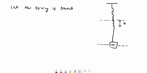 an-object-attached-to-a-spring-undergoes-simple-harmonic-motion-modeled-by-the-differential-equation-m-d-2-x-d-t-2-k-x-0-where-x-t-is-the-displacement-of-the-mass-relative-to-equilibrium-at-33824