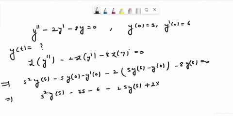 using-laplace-transform-solve-the-initial-value-problem-y-2y-8y-0-y0-3-y0-6-85076
