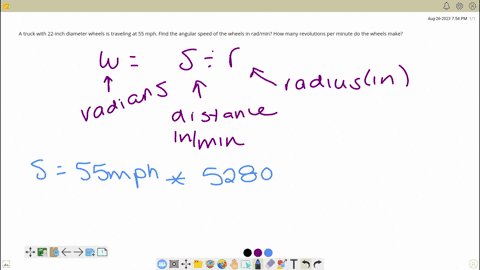 a-truck-with-22-in_-diameter-wheels-is-traveling-at-55-mifh-find-the-angular-speed-of-the-wheels-in-rad-min-rdlmin-how-many-revolutions-per-minute-do-the-wheels-make-rpm-next-question-55529