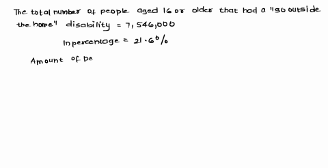 it-was-reported-in-2007-that-there-were-7546000-people-age-16-or-older-who-had-a-go-outside-the-home-disability-and-that-this-was-216-of-the-population-of-this-age-group-these-are-people-who-26506