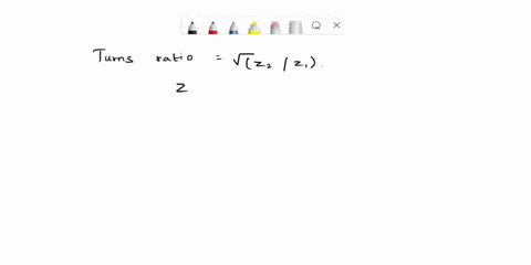 question-2324-23-a-transformer-is-to-be-used-to-transform-the-impedance-of-a-8-resistor-to-an-impedance-of-75-s2-calculate-the-required-turns-ratio-assuming-the-transformer-to-be-ideal-24-a-15075