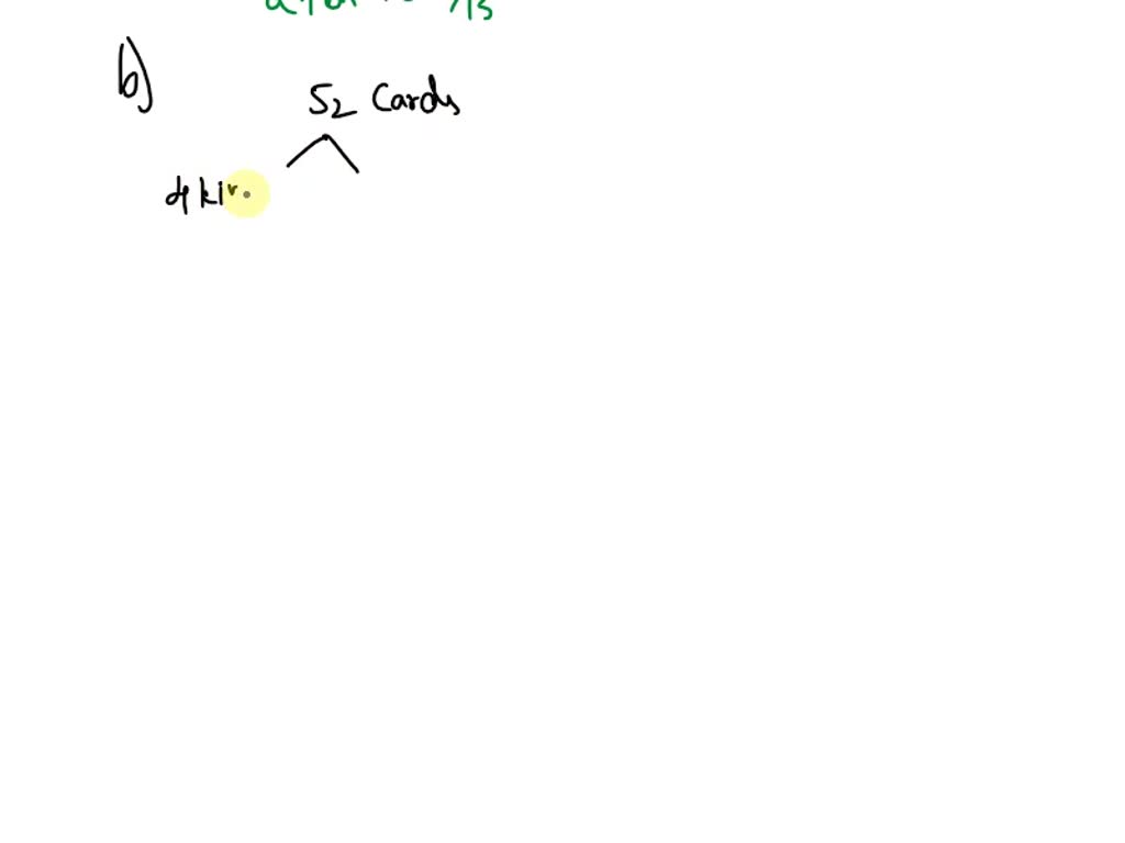 SOLVED Jenelle draws one from a standard deck of 52 cards. Determine