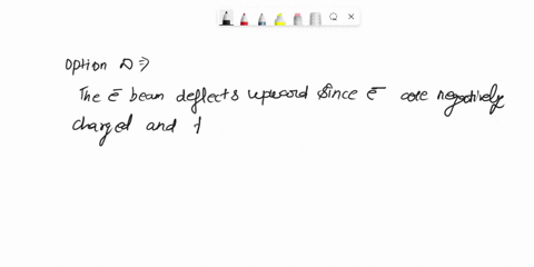 a-beam-of-electrons-is-shot-between-two-charged-plates-as-shown-below-which-way-does-the-beam-of-electrons-deflect-and-why-a-the-electron-beam-deflects-upwards-since-the-electrons-are-positi-87165