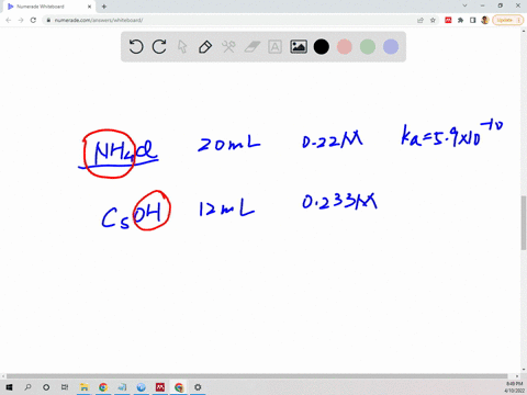 consider-the-reaction-of-a-200-ml-of-0220-m-c5h5nhcl-ka-59-x-106-with-120-ml-of-0233-m-csoh-write-the-net-ionic-equation-for-the-reaction-that-takes-place-b-how-many-moles-of-c5h5nh-would-be-28135