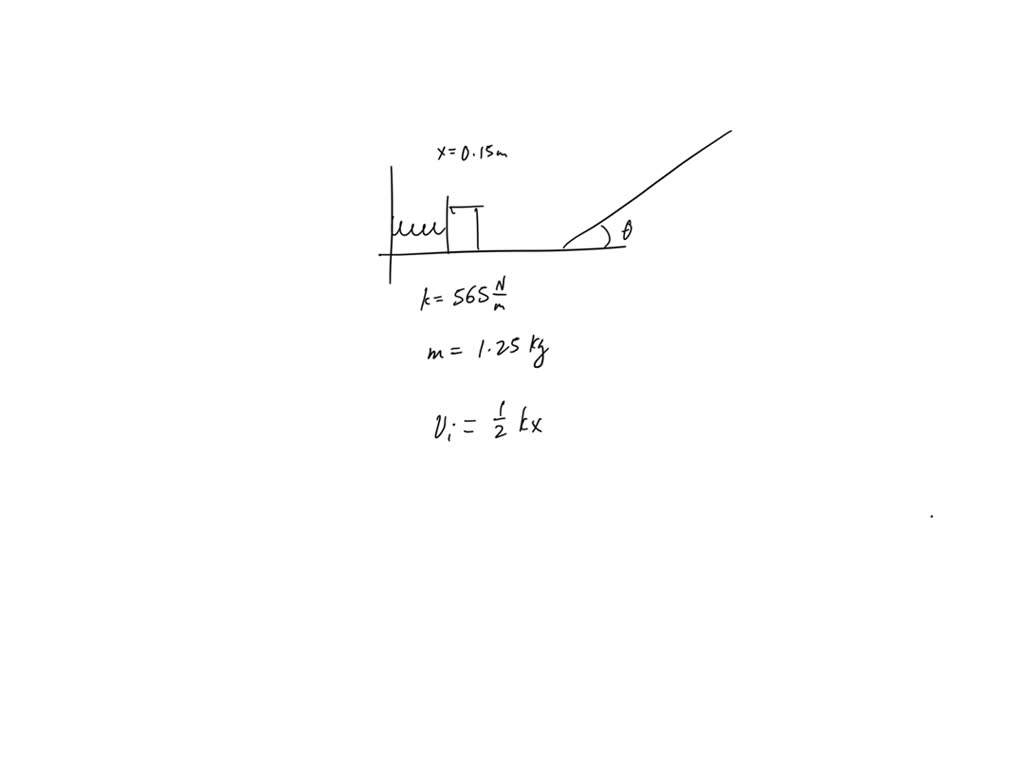 SOLVED The Spring In The Figure Below Is Compressed By L 0 500m And solved-the-spring-in-the-figure-below-is-compressed-by-l-0-500m-and