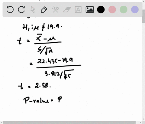 1-to-test-the-hypothesis-that-the-population-mean-mu199-a-sample-size-n15-yields-a-sample-mean-22435-and-sample-standard-deviation-3812-calculate-the-p-value-and-choose-the-correct-conclusio-93189