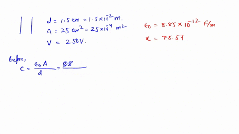 a-parallel-plate-capacitor-in-air-has-a-plate-separation-of-15cm-and-a-plate-area-of-250-cm2-the-plates-are-charged-to-a-potential-difference-of-250-v-and-disconnected-from-the-source-the-ca-18272