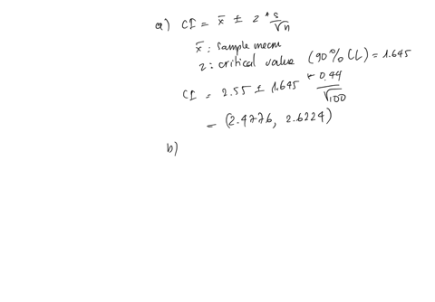 a-dollar-store-wants-to-estimate-the-mean-retail-value-of-goods-that-it-has-in-its-inventory-a-random-sample-of-100-goods-indicates-a-mean-value-of-255-and-a-standard-deviation-of-044-assumi-68985