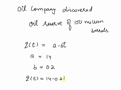 point-an-oil-company-discovered-an-oil-reserve-of-150-million-barrels-for-time-0-in-years-the-companys-extraction-plan-is-a-linear-declining-function-of-time-as-follows-9-u-bt-where-qt-is-th-91543