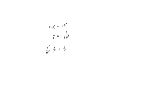 find-the-force-law-for-a-central-force-field-that-allows-a-particle-to-move-in-a-spiral-orbit-given-by-r-k2-where-k-is-a-constant-determine-rt-and-t-and-the-total-energy-of-the-orbit-60021
