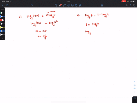 solve-show-all-steps-to-receive-marks-do-not-use-logarithmic-functions-on-your-calculator-be-sure-to-verify-that-your-solution-is-admissible-log-7x-2log5-6-logsx-ilog-4-log-4x-33-logx-5-logx-44318