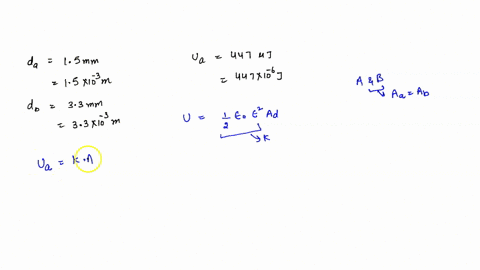 1-two-parallel-plate-capacitors-have-the-same-plate-area-but-the-distance-between-the-plates-of-capacitor-a-is-15-mm-whereas-that-for-capacitor-b-is-33-mm-when-placed-across-the-terminals-of-24388