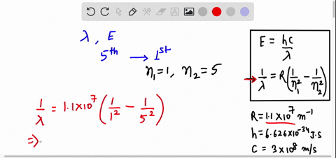 calculate-the-photon-energy-and-wavelength-for-a-transition-from-n-5-to-n-1-in-the-hydrogen-atom-59002