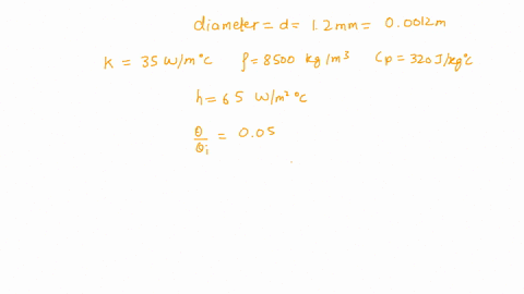 the-temperature-of-a-gas-stream-is-to-be-measured-by-a-thermocouple-whose-junction-can-be-approximated-as-a-12-mm-diameter-sphere-the-properties-of-the-junction-are-k-35-wm-c-8500-kgm3-and-c-50316