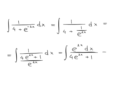 beginarrayltext-evaluate-int-frac14e-2-x-d-x-int-frac14e-2-x-d-xsquarecendarray