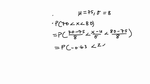 exam-grades-scores-on-a-statistics-final-in-a-large-class-were-normally-distributed-with-a-mean-of-75-and-a-standard-deviation-of-8-what-is-the-probability-that-a-randomly-chosen-score-is-be-35709