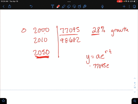 according-to-the-2010-united-states-census-the-population-of-a-town-was-98682-roughly-a-28-increase-from-77095-in-2000-construct-an-exponential-model-to-predict-the-towns-population-each-dec-62351