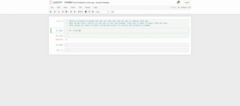 write-a-program-to-prompt-the-user-for-days-and-rate-per-day-to-compute-total-pay-use-50-days-and-a-rate-of-35-per-day-to-test-the-program-total-pay-is-equal-to-days-rate-per-day-you-should-47927