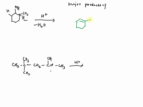 1323-draw-the-structures-of-the-chief-product-formed-when-the-following-alcohols-are-dehydrated-to-alkenes-oh-ch-ch-oh-b-chcchchch-ch-67637