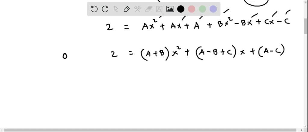 SOLVED: Write the partial fraction decomposition of the given rational ...