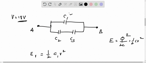 terminals-a-and-b-in-the-figure-are-connected-to-a-15-v-battery-consider-c1-15-f-c2-82-f-and-c3-22-f-the-answer-should-be-in-mj-82552
