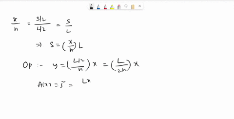 example-8-find-the-volume-pyramid-whose-base-square-with-side-and-whose-height-solution-we-place-the-origin-at-the-vertex-of-the-pyramid-and-the-x-axis-along-its-central-axis-as-in-the-top-f-87704