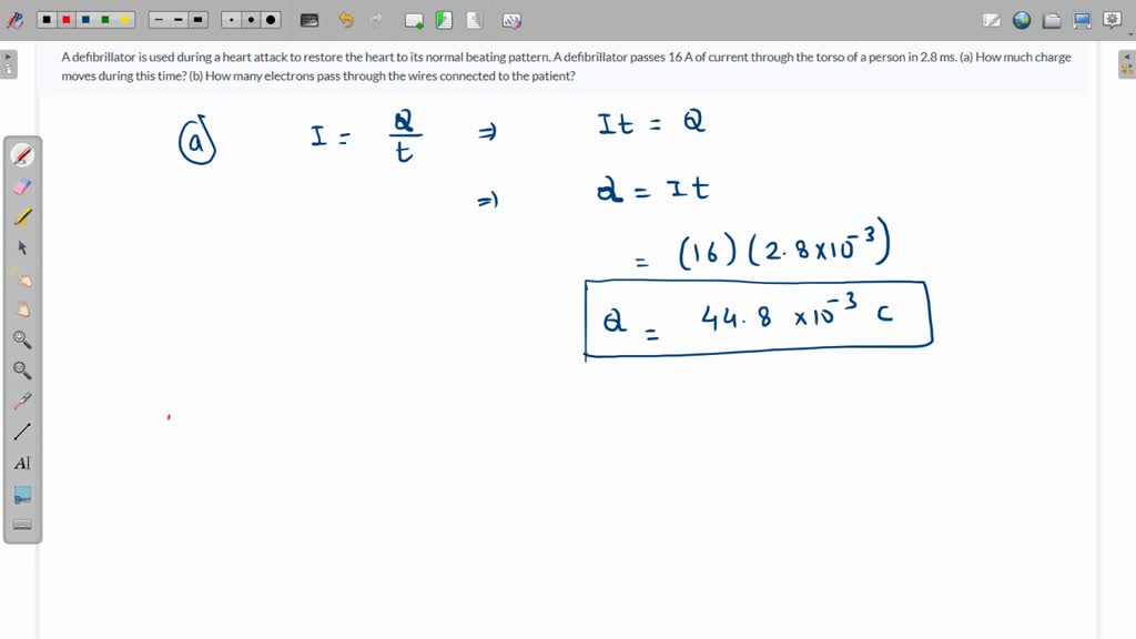 SOLVED A defibrillator is used during a heart attack to restore the