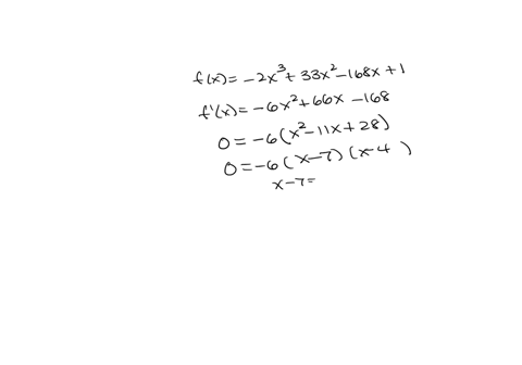 1-point-consider-the-function-fx-2x-33x2-168x-1-thls-function-has-two-critical-numbers-a-b-and-b-40-for-each-of-the-following-intervals-tell-whether-f-x-is-positive-type-in-or-negative-type-89775