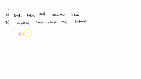 what-are-the-factors-of-production-in-business-a-land-labor-and-capital-b-land-capital-and-interest-c-land-labor-and-customer-base-d-capital-customer-base-and-interest-74518