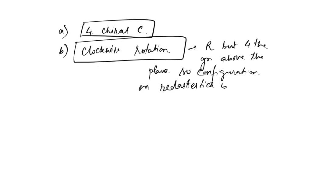 Solved: 1. State The Definition Of Chiral And Achiral And Provide An 