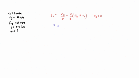 question-3-if-e200-gpav03-determine-the-normal-strain-in-the-x-direction-for-the-stress-element-in-the-figure-below-ox20mpaoy26mpatxv23mpa-express-your-answer-in-microstrain-iestrain10-y-oy-72286