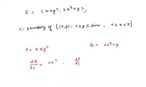 15433-use-greens-theorem-to-evaluate-the-following-line-integral-assume-the-curve-is-oriented-counterclockwise-the-circulation-iine-integral-of-f-4xy22x3-where-c-is-the-boundary-of-xy-0ys-si-56317